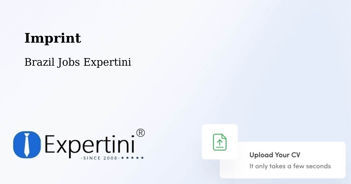 Imprint – Quartel Geral - Brazil Jobs Expertini